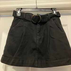 We the People black mini skirt with belt